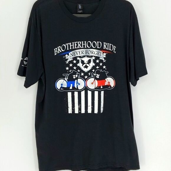 Brothhood ride never forget tee shirt. Florida - Picture 1 of 8